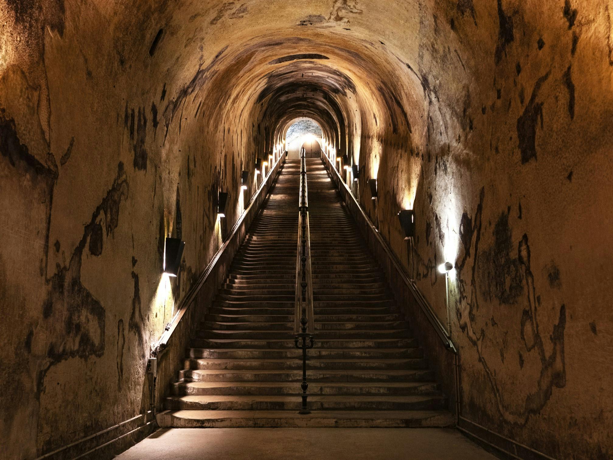 Chateau Montlabert wine cellar