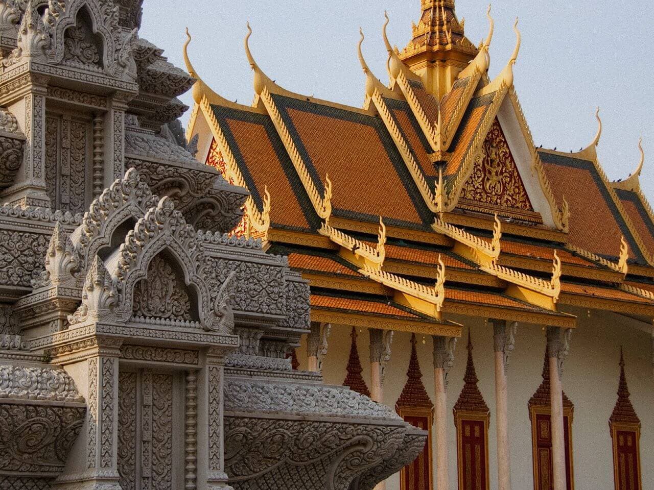 Two Cambodian temples