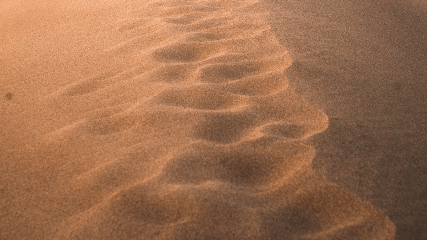 Sand dunes in Egypt 