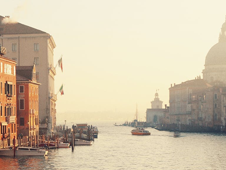 Venice, Italy at golden hour